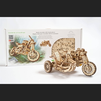 Scrambler UGR-10 z bocznym wózkiem - UGEARS